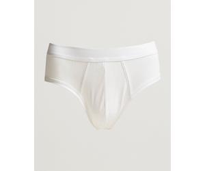 Zimmerli of Switzerland Mercerized Cotton Briefs White Weiß L