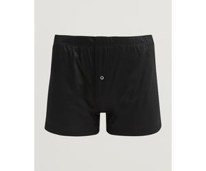 Zimmerli of Switzerland Sea island Cotton Boxer Shorts Black Schwarz L