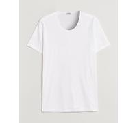 Zimmerli of Switzerland Sea Island Cotton Crew Neck T-Shirt White Weiß L