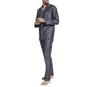 Zimmerli Pyjama lang Woven Nightwear Dark Grey mélange XXL