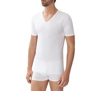 Zimmerli T-Shirt Herren V-Ausschnitt Baumwolle weiß, 5 (M)