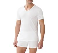 Zimmerli T-Shirt Herren V-Ausschnitt Baumwolle weiß, 5 (M)