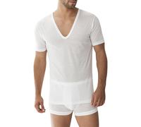 Zimmerli T-Shirt Herren V-Ausschnitt Baumwolle weiß, 7 (XL)