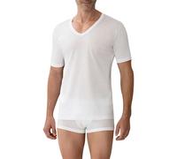 Zimmerli T-Shirt Herren V-Ausschnitt Baumwolle weiß, 3XL