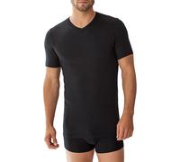 Zimmerli T-Shirt Herren V-Ausschnitt Viskose schwarz, 4 (S)