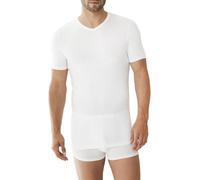 Zimmerli T-Shirt Herren V-Ausschnitt Viskose weiß, 4 (S)