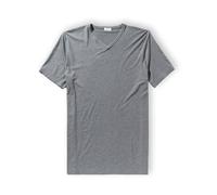 Zimmerli T-Shirt Herren V-Ausschnitt Viskose grau, 5 (M)