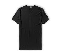 Zimmerli T-Shirt Herren V-Ausschnitt Viskose schwarz, 5 (M)