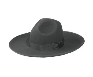 Zimmermannshut "LUDWIG" breite Krempe schwarz
