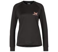 Zimtstern - Women's Crewz Shirt L/S - Fleecepullover, Gr. L, schwarz (PirateBlack)