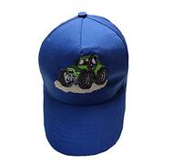 Zintgraf Cap Baseball Kappe Traktor Stickerei grüner Trecker graue Felgen (azurblau)