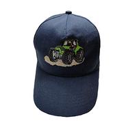 Zintgraf Cap Baseball Kappe Traktor Stickerei grüner Trecker graue Felgen (dunkelblau)