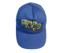 Zintgraf Jungen Baseball Kappe Traktor Ladewagen Stickerei (Azurblau)
