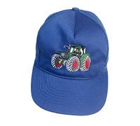 Zintgraf Jungen Cap Baseball Kappe Traktor Stickerei Grüner Schlepper (azurblau)