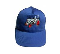 Zintgraf Jungen Oldtimer Base Cap - Baseball Kappe Traktor Stickerei (azurblau)