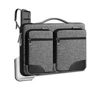 ZINZ 360-Grad-Schutz Laptoptasche 15" 15,6" 16" Sleeve, Wasserabweisende Handtasche mit Trägern, Kompatibel mit MacBook Neo Pro Air 16"/15", XPS 16 und den meisten 15"-15,6"-16" Notebooks,G01BK02