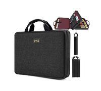 ZINZ B04K01 Laptop-Hülle, 15 15,6 16, erweiterbare Computer-Handtasche mit mehreren Fächern, kompatibel mit MacBook Pro 16 Zoll M4/M3/M2/M1, MacBook Air/Pro 15 Zoll und 15-16 Zoll Notebooks