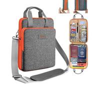 ZINZ Laptop Hülle 12,9 13 Schultertasche, Erweiterbare Handtasche mit Wertsachenfach, Kompatibel mit MacBook Air/Pro/Neo 13" M5/M4/M3/M2/M1, iPad 12,9/13/11, Wasserabweisend & Stoßfest,L02G05