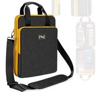 ZINZ Laptop Hülle 12,9 13 Schultertasche, Erweiterbare Handtasche mit Wertsachenfach, Kompatibel mit MacBook Air/Pro/Neo 13" M5/M4/M3/M2/M1, iPad 12,9/13/11, Wasserabweisend & Stoßfest,B01K04