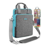 ZINZ Laptop Hülle 12,9 13 Schultertasche, Erweiterbare Handtasche mit Wertsachenfach, Kompatibel mit MacBook Air/Pro/Neo 13" M5/M4/M3/M2/M1, iPad 12,9/13/11, Wasserabweisend & Stoßfest,L02G02