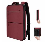 ZINZ Schlanker & Erweiterbarer Laptop-Rucksack 15 15,6 16 Zoll,RD01BK01 | Kompatibel mit MacBook Pro 16"/15", Dell XPS 15/16 & Den Meisten 15-16" Notebooks, Wasserabweisender Tagesrucksack