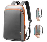 ZINZ Schlanker & Erweiterbarer Laptop-Rucksack 15-16 Zoll,G01OG01 | Diebstahlsicherer Business-Tagesrucksack, Computer-Tasche, vielseitiger Reiserucksack für Damen & Herren