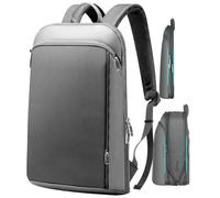 ZINZ Schlanker und Erweiterbarer 15" 15,6" 16" Laptop Rucksack, Diebstahlschutz, Business Reise Notebook Tasche, Mehrzweck-Tagesrucksack mit großem Fassungsvermögen für Männer und Frauen,LG02Y01