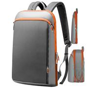 ZINZ Schlanker und Erweiterbarer 15" 15,6" 16" Laptop Rucksack, Diebstahlschutz, Business Reise Notebook Tasche, Mehrzweck-Tagesrucksack mit großem Fassungsvermögen für Männer und Frauen,G02OG01