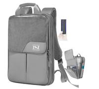 ZINZ Schlanker und Erweiterbarer Laptop-Rucksack 15,6 16 17 Zoll Reise-Business-Rucksack Regenfester Tagesrucksack für Männer und Frauen，G01Y01