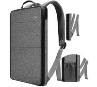 ZINZ Schlanker und Erweiterbarer Laptop Rucksack mit 15, 15,6 16 Zoll Hülle, Spritzwassergeschützte Notebook Tasche für die meisten 14-16 Zoll MacBooks, Surface, Dell, HP, Lenovo, Asus PC,G02BK02