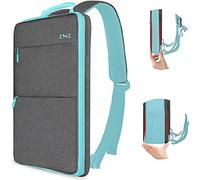 ZINZ Schlanker und Erweiterbarer Laptop Rucksack mit 15, 15,6 16 Zoll Hülle, Spritzwassergeschützte Notebook Tasche für die meisten 14-16 Zoll MacBooks, Surface, Dell, HP, Lenovo, Asus PC,LG01Y01