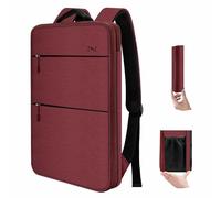 ZINZ Schlanker und Erweiterbarer Laptop Rucksack mit 15, 15,6 16 Zoll Hülle, Spritzwassergeschützte Notebook Tasche für die meisten 14-16 Zoll MacBooks, Surface, Dell, HP, Lenovo, Asus PC,R01D02