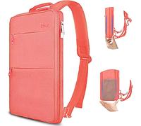 ZINZ Schlanker und Erweiterbarer Laptop Rucksack mit 15, 15,6 16 Zoll Hülle, Spritzwassergeschützte Notebook Tasche für die meisten 14-16 Zoll MacBooks, Surface, Dell, HP, Lenovo, Asus PC,P01K01