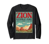 Zion National Park Outdoor Angels Landing Utah 1919 Langarmshirt