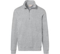 Hakro No. 0451 Zip-Sweatshirt Premium ash meliert - 5XL