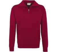 Hakro Zip-Sweatshirt Premium - Weinrot , S (EU)