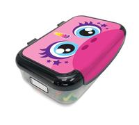 ZIPIT Federmäppchen aus recyceltem Kunststoff für Mädchen, Großes Mäppchen für die Schule, Rosa Einhorn-Etui für Kinder