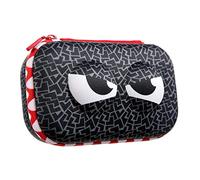 ZIPIT Wildlings Federmäppchen für Jungen, Großes Mäppchen für die Schule, Organizer-Etui für Kinder, Federmappe Schwarz