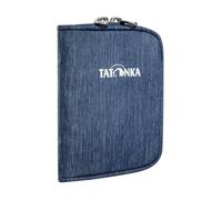 Tatonka Geldbeutel Zipped Money Box - Geldbörse mit Platz für 4 Kreditkarten, Münzgeldfach und extra Reißverschlussfach im Inneren - 9 x 11 x 2 cm - Navy