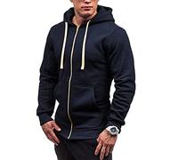Zipper Hoodie Winterjacke Herren mit Kapuze Herbst Kapuzenjacke Leichte Jogging Jacke Hoody Kapuzenpullover Herbstjacke Jacken Hoodies Übergangsjacke Herrenjacken Hausjacke Jacket