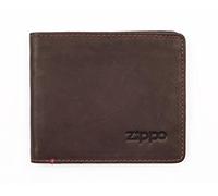 Zippo Geldbörse - Leder - Braun - Portemonnaie für Damen und Herren - Portmonee mit Münzfach - Ideal für Karten und Scheine