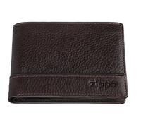 Zippo Geldbörse - Leder - Braun - Portemonnaie für Damen und Herren - Portmonee mit RFID-Schutz - Ideal für Karten und Scheine