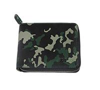 Zippo Geldbörse - Leder - Camouflage Grün - Portemonnaie für Damen und Herren - Portmonee mit RFID-Schutz - Münzfach - Ideal für Karten und Scheine