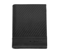 Zippo Geldbörse - Leder - Schwarz - Portemonnaie für Damen und Herren - Portmonee mit RFID-Schutz - Carbon-Optik