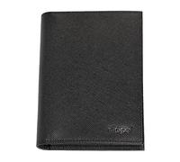 Zippo Geldbörse - Saffiano-Leder - Schwarz - Portemonnaie für Damen und Herren - Portmonee mit RFID-Schutz - Münzfach - Ideal für Karten und Scheine