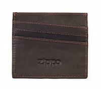 Zippo Kartenetui - Leder - Mokka - Kreditkartenetui für Damen und Herren - 5 Kartenfächer