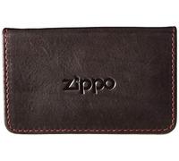 Zippo Visitenkartenetui - Leder - Mokka - Stilvoller Visitenkartenhalter