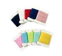 ZiStarlilife Stickgarn-Set, 10 Farben, 20 m Polyester-Garn für Kreuzstich, Nähen, Basteln, lebendiges manuelles Nähgarn für kreative Projekte