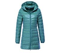 ZiXing Damen Daunenmantel Ultra Leicht Parka Winter Jacke Lang Daunenjacke Steppjacke Übergangsjacke KQGreen L