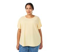 Zizzi Bluse Große Größen Damen - Kurzarm Tunika mit Rundhalsausschnitt - Elegante Plus Size Kleidung für den Sommer - Curvy Mode Damen Größe 45-56
